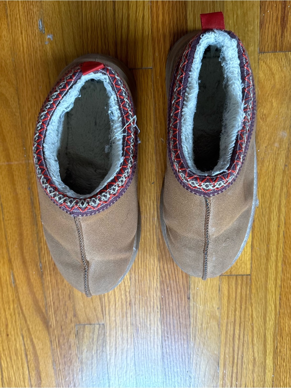 Kids Brown Cozy Slip-On One-Piece Slippers